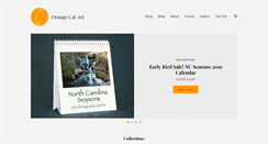 Desktop Screenshot of orangecatart.com